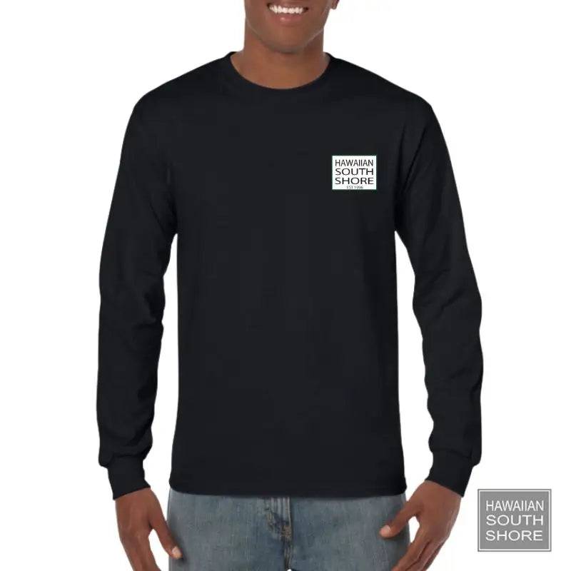 HawaiianSouthShore SURFPOINT Longsleeves (Small-XLarge) Black - CLOTHING - [Surfboards Surf Shop and Clothing Boutique Honolulu]