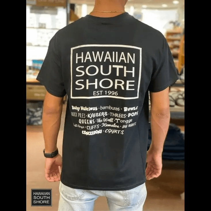 HawaiianSouthShore SURFPOINT Made in Hawaii S-2XL Black - CLOTHING - [Surfboards Surf Shop and Clothing Boutique Honolulu]