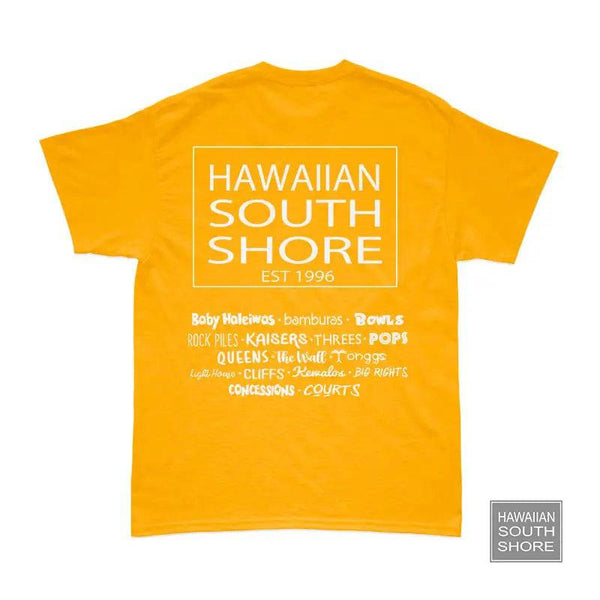 HawaiianSouthShore SURFPOINT Made in Hawaii S-2XL Gold - CLOTHING - [Surfboards Surf Shop and Clothing Boutique Honolulu]