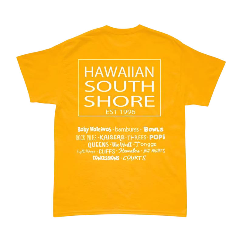 HawaiianSouthShore SURFPOINT Made in Hawaii S-2XL Gold - CLOTHING - [Surfboards Surf Shop and Clothing Boutique Honolulu]