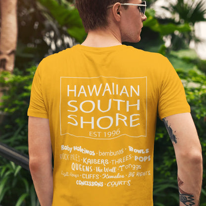 HawaiianSouthShore SURFPOINT Made in Hawaii S-2XL Gold - CLOTHING - [Surfboards Surf Shop and Clothing Boutique Honolulu]