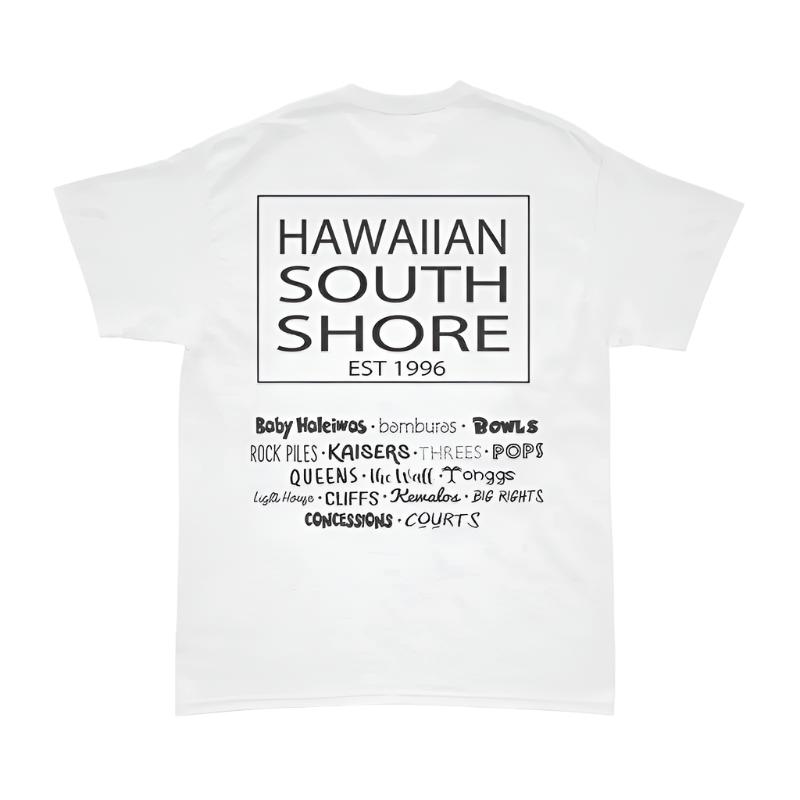 HawaiianSouthShore SURFPOINT Made in Hawaii S-2XL White - CLOTHING - [Surfboards Surf Shop and Clothing Boutique Honolulu]