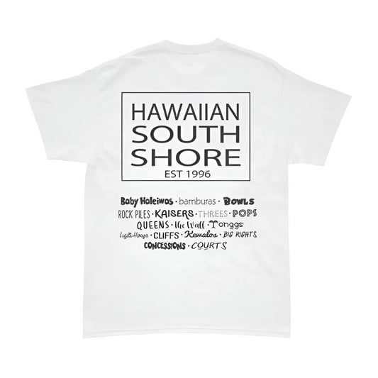 HawaiianSouthShore SURFPOINT Made in Hawaii S-2XL White - CLOTHING - [Surfboards Surf Shop and Clothing Boutique Honolulu]