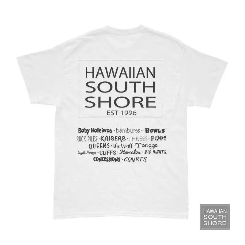 HawaiianSouthShore SURFPOINT Made in Hawaii S-2XL White - CLOTHING - [Surfboards Surf Shop and Clothing Boutique Honolulu]