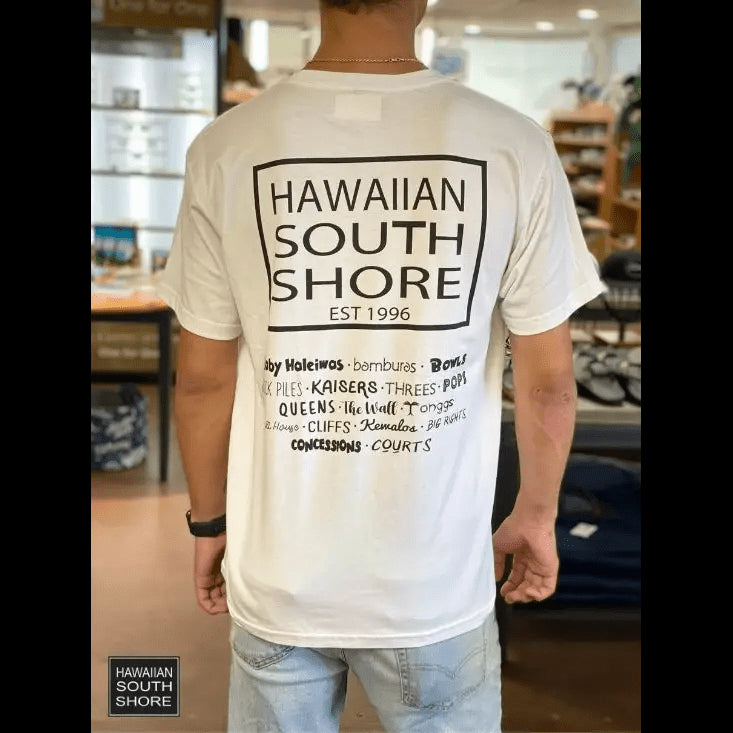 HawaiianSouthShore SURFPOINT Made in Hawaii S-2XL White - CLOTHING - [Surfboards Surf Shop and Clothing Boutique Honolulu]