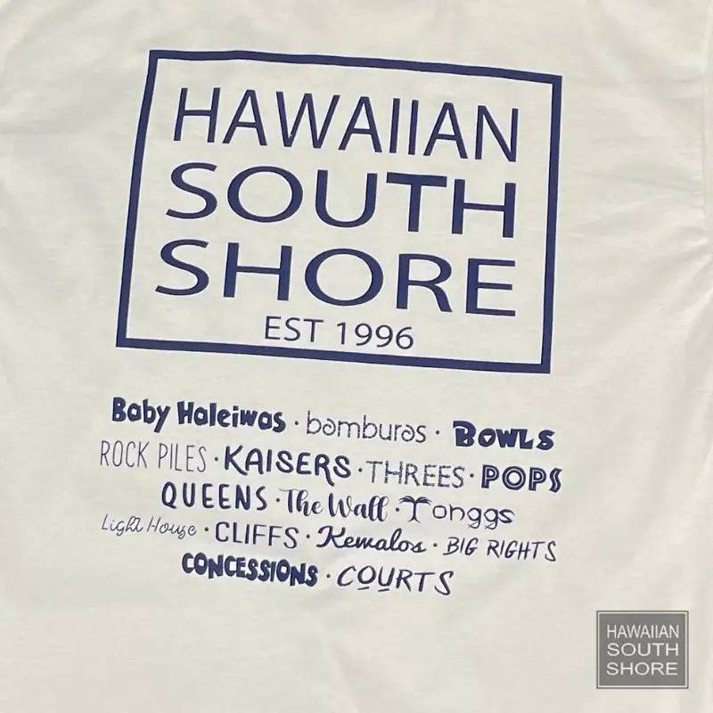 HawaiianSouthShore SURFPOINT Made in Hawaii S-2XL White - CLOTHING - [Surfboards Surf Shop and Clothing Boutique Honolulu]