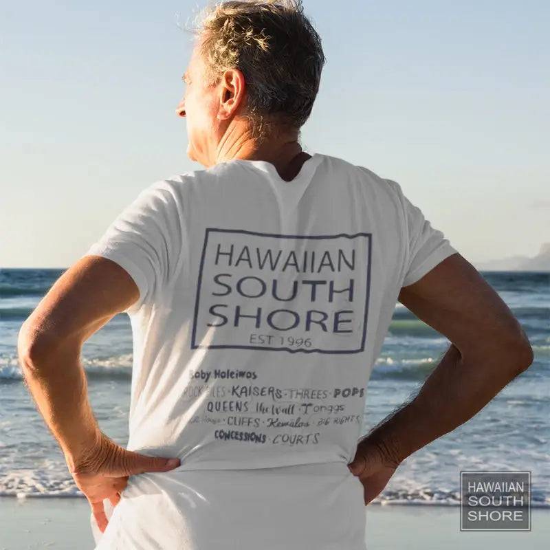 HawaiianSouthShore SURFPOINT Made in Hawaii S-2XL White - CLOTHING - [Surfboards Surf Shop and Clothing Boutique Honolulu]