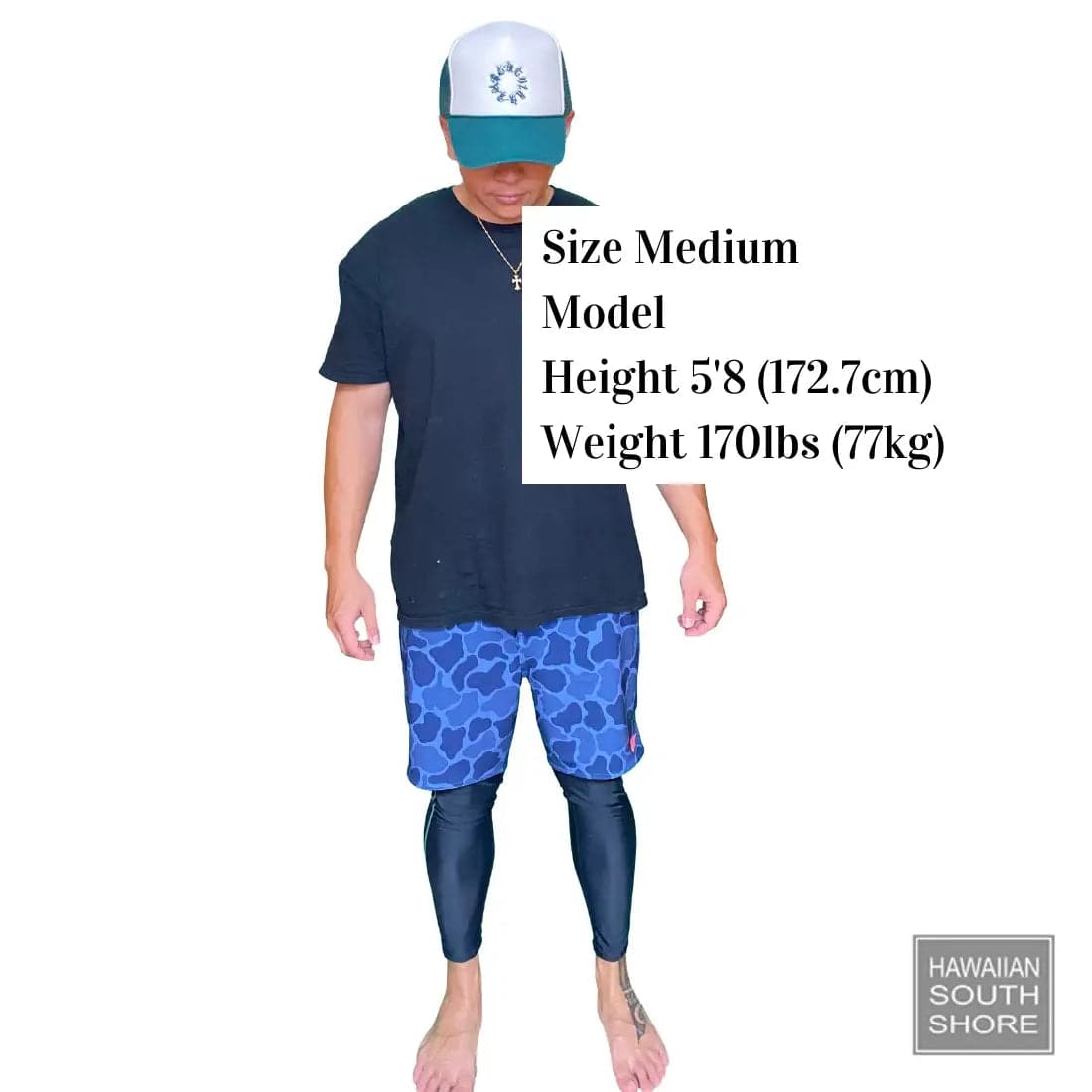 HawaiianSouthShore Unisex Surf Lycra Leggings (XSmall-XLarge) - CLOTHING - [Surfboards Surf Shop and Clothing Boutique Honolulu]