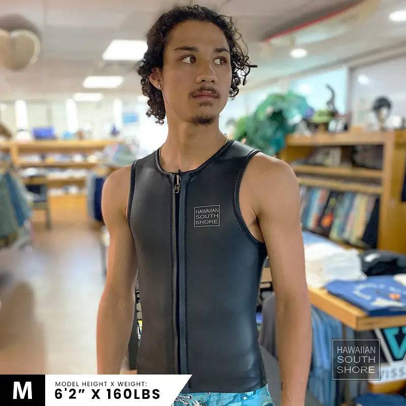 HawaiianSouthShore VEST 2MM JPN MODEL Wetsuit MENS (Small-XXLarge) Black - CLOTHING - [Surfboards Surf Shop and Clothing Boutique Honolulu]