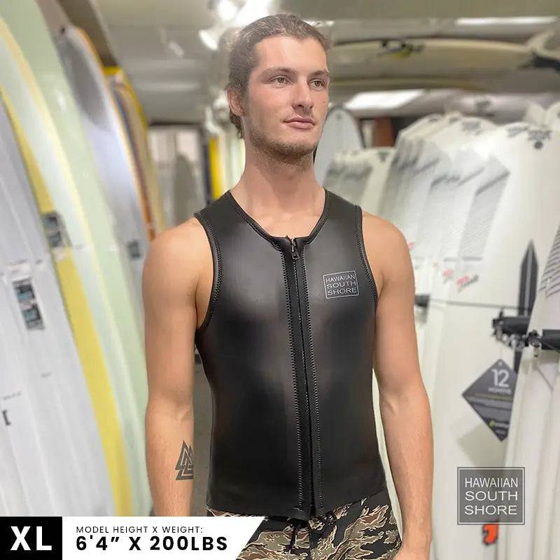 HawaiianSouthShore VEST 2MM JPN MODEL Wetsuit MENS (Small-XXLarge) Black - CLOTHING - [Surfboards Surf Shop and Clothing Boutique Honolulu]