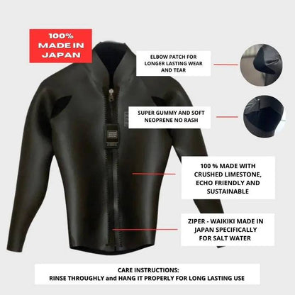 HawaiianSouthShore Wetsuit JPN MODEL Womens (Small-XLarge) Black - CLOTHING - [Surfboards Surf Shop and Clothing Boutique Honolulu]