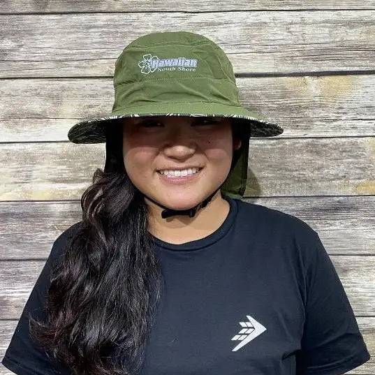 HWNSS SURF BUCKET HAT Olive - CLOTHING - [Surfboards Surf Shop and Clothing Boutique Honolulu]