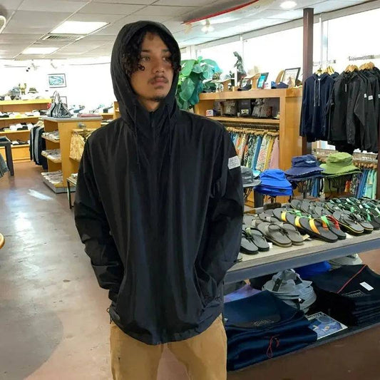 HWNSS Windbreaker Jacket Black - CLOTHING - [Surfboards Surf Shop and Clothing Boutique Honolulu]