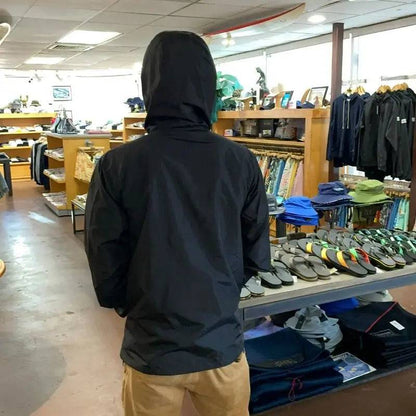 HWNSS Windbreaker Jacket Black - CLOTHING - [Surfboards Surf Shop and Clothing Boutique Honolulu]