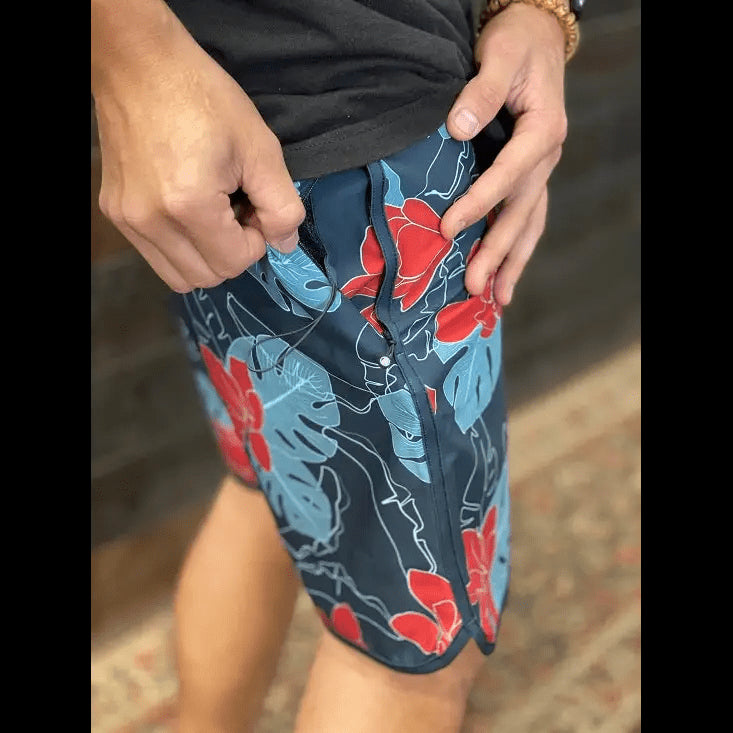 IPD Boardshorts Kahuku HI 83 Fit 18"/Navy - CLOTHING - [Surfboards Surf Shop and Clothing Boutique Honolulu]