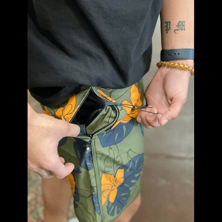 IPD Boardshorts Kahuku HI 83 Fit 18"/Olive - CLOTHING - [Surfboards Surf Shop and Clothing Boutique Honolulu]