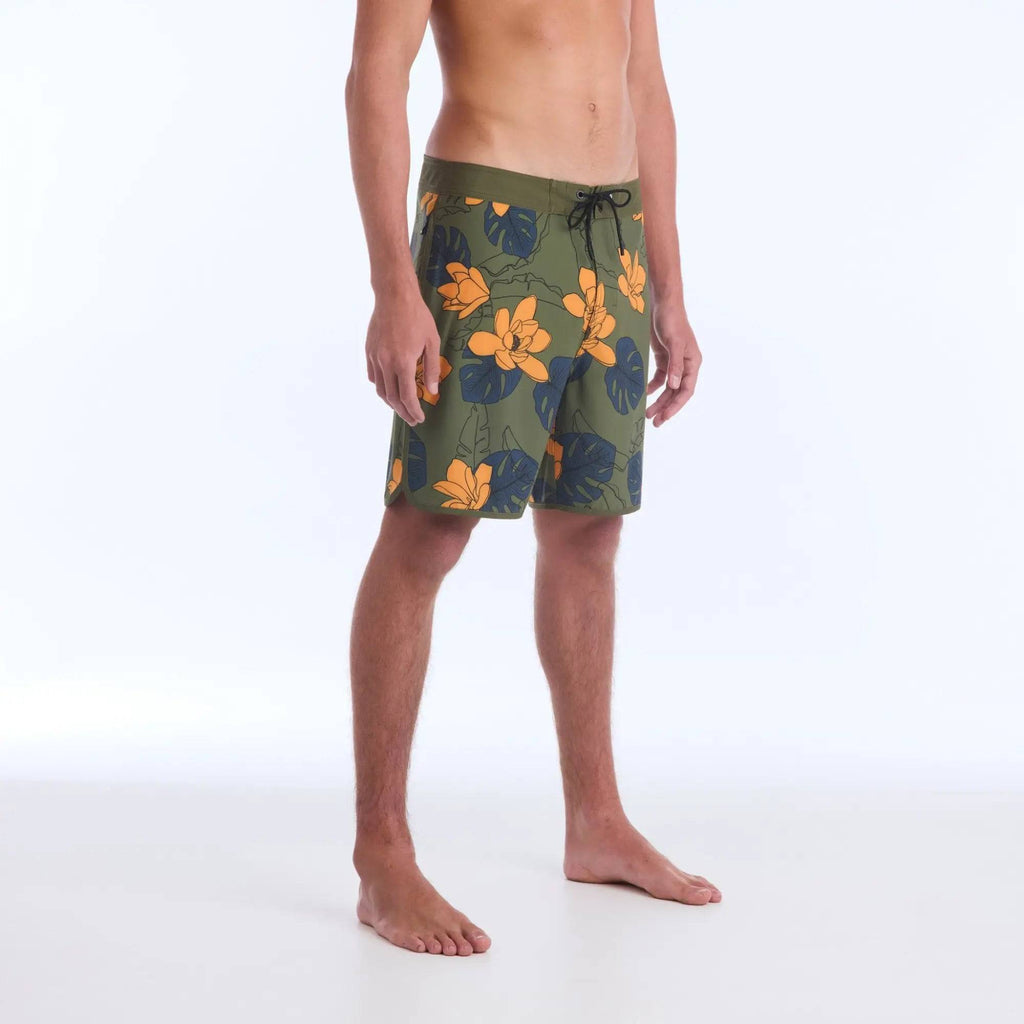 IPD Boardshorts Kahuku HI 83 Fit 18"/Olive - CLOTHING - [Surfboards Surf Shop and Clothing Boutique Honolulu]