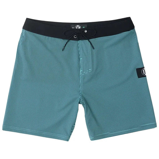 IPD Boardshorts Static 1 Fit 18"/Mist Blue - CLOTHING - [Surfboards Surf Shop and Clothing Boutique Honolulu]