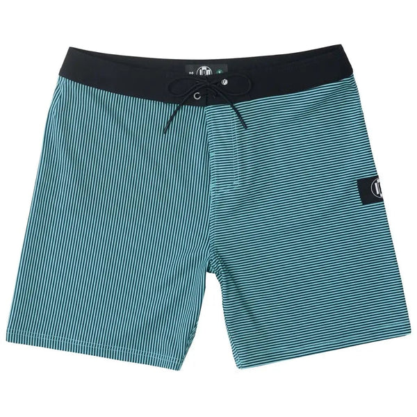 IPD Boardshorts Static 1 Fit 18&quot;/Mist Blue - CLOTHING - [Surfboards Surf Shop and Clothing Boutique Honolulu]