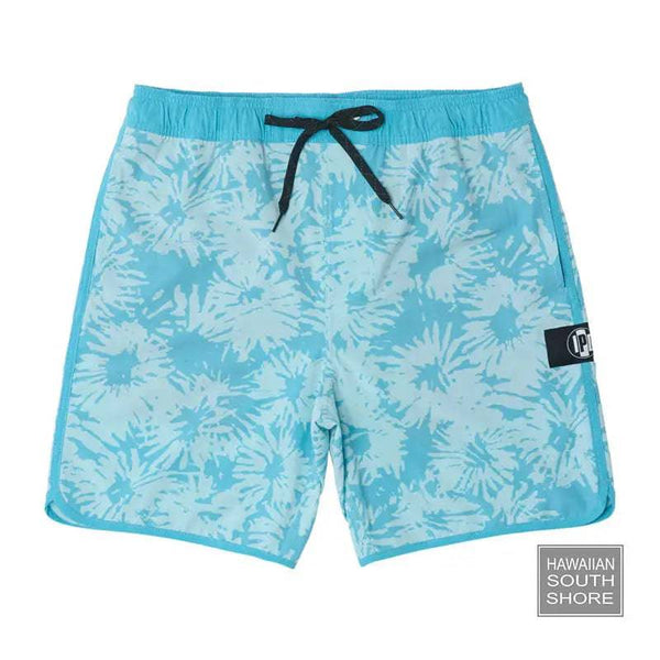 IPD Slacker Printed 18&quot; E-Waist Walkshorts Sky Blue - CLOTHING - [Surfboards Surf Shop and Clothing Boutique Honolulu]