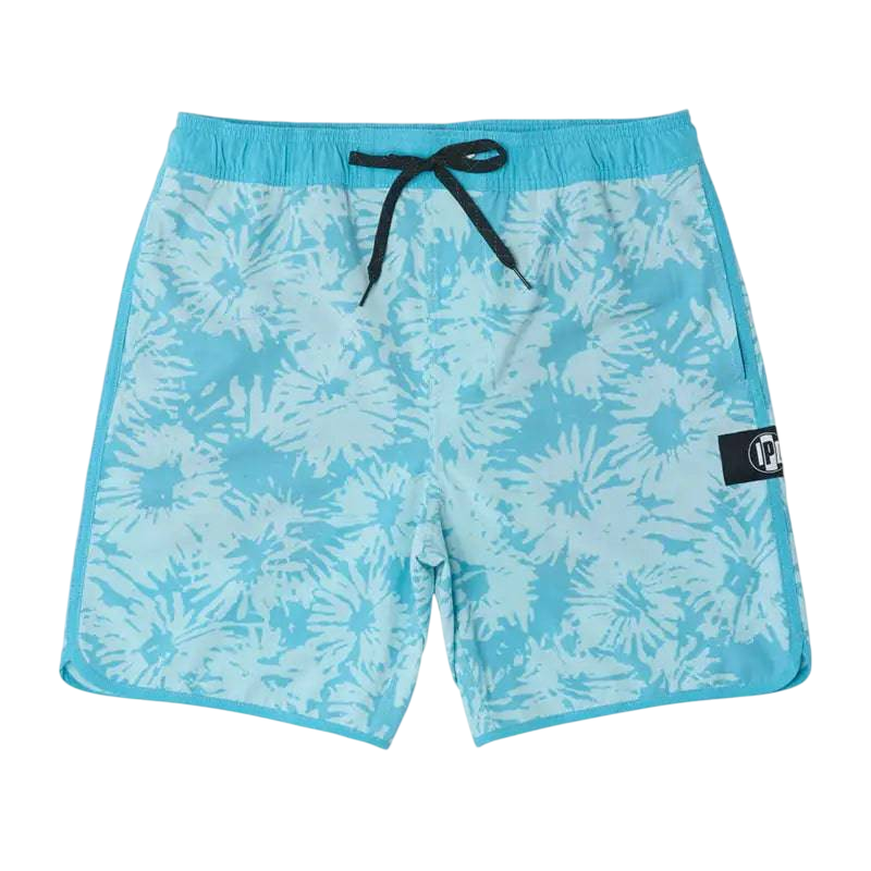 IPD Slacker Printed 18&quot; E-Waist Walkshorts Sky Blue - CLOTHING - [Surfboards Surf Shop and Clothing Boutique Honolulu]