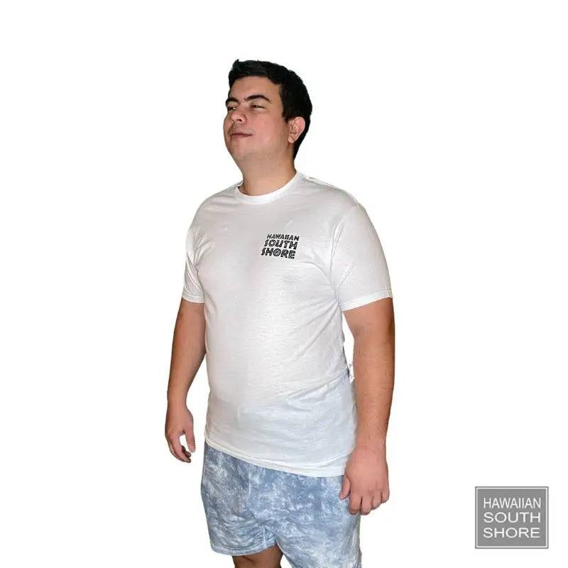 IPD x HawaiianSouthShore T-Shirt WAVE OF Da SUMMAH Small-XLarge White - CLOTHING - [Surfboards Surf Shop and Clothing Boutique Honolulu]