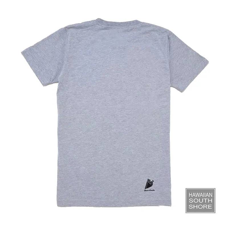 HawaiianSouthShore T-Shirt JAMES SURFER Small-XLarge Grey Black Color - CLOTHING - [Surfboards Surf Shop and Clothing Boutique Honolulu]