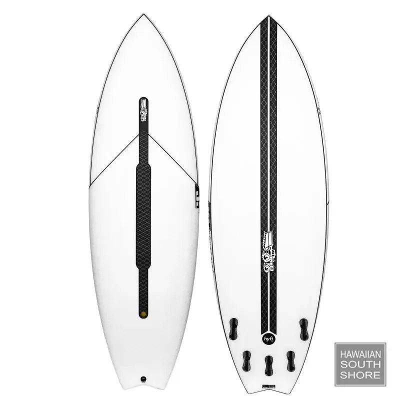 JS Industries SUB XERO 5'4-6'4 Five Fin FCS II HYFI 2 White