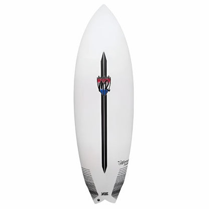 Lost California Twin (5'5) FCS II Lightspeed White - SHOP SURFBOARDS - [Surfboards Surf Shop and Clothing Boutique Honolulu]