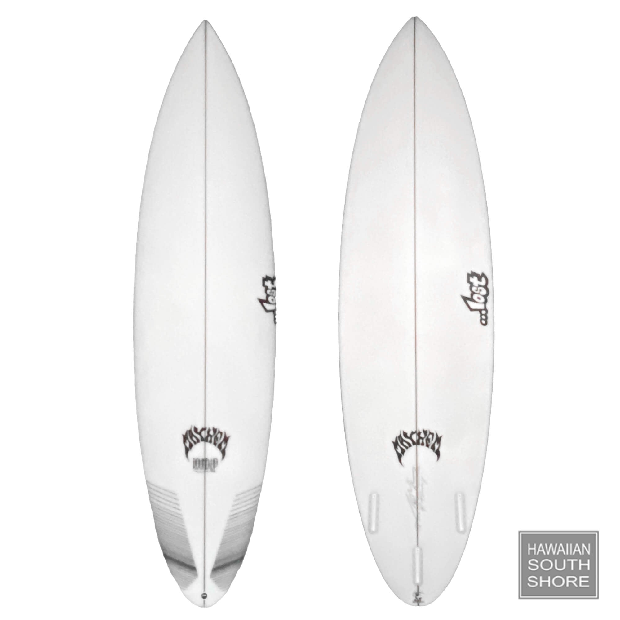 Lost Round Up PU (6&#39;8) FUTURES White - SHOP SURFBOARDS - [Surfboards Surf Shop and Clothing Boutique Honolulu]