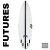 LIGHTSPEED / 6’2 X 21 2.7 V37.5 Yellow Green Logo FUTURES Surfboards Surf Shop and Clothing Boutique Honolulu