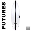 LIGHTSPEED / 5’ 6 X 19.00 2.35 V26.5 Dark Blue Logo FUTURES Surfboards Surf Shop and Clothing Boutique Honolulu