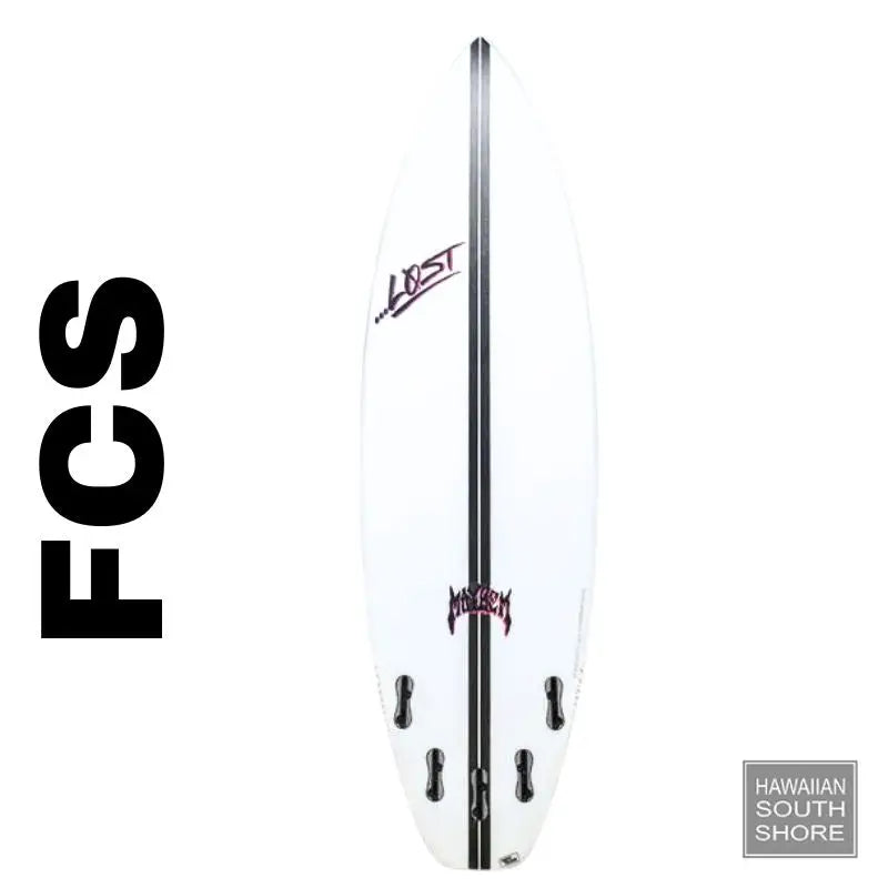 LIGHTSPEED / 5’ 11 X 20.50 2.58 V34 Pink Logo FCS II Surfboards Surf Shop and Clothing Boutique Honolulu