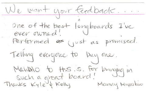 Hand-Written Reviews