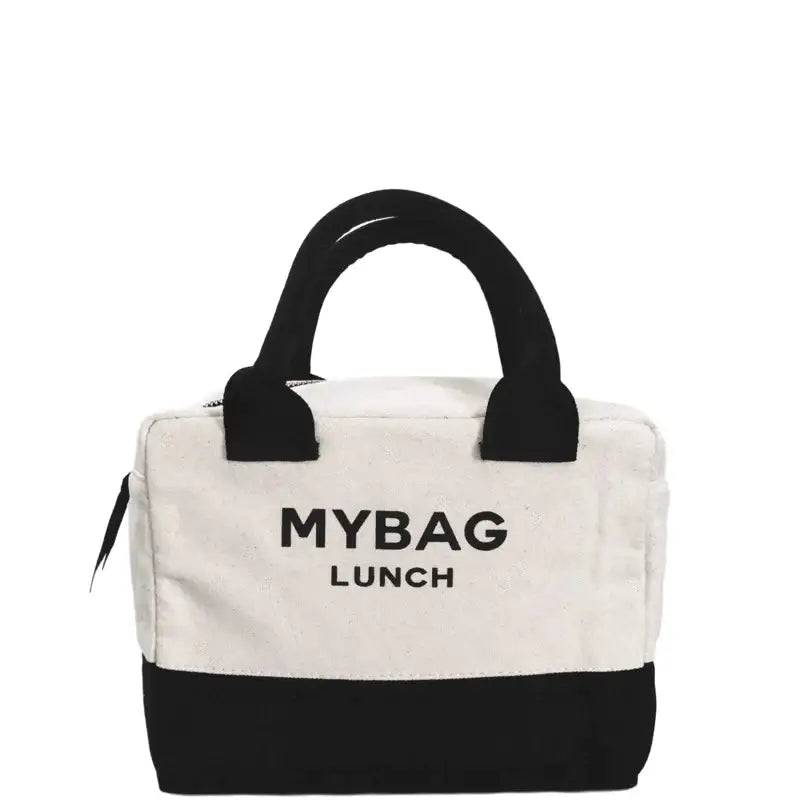 Maryann Bag/ Lunch Bag 2 White Black - BAG - [Surfboards Surf Shop and Clothing Boutique Honolulu]