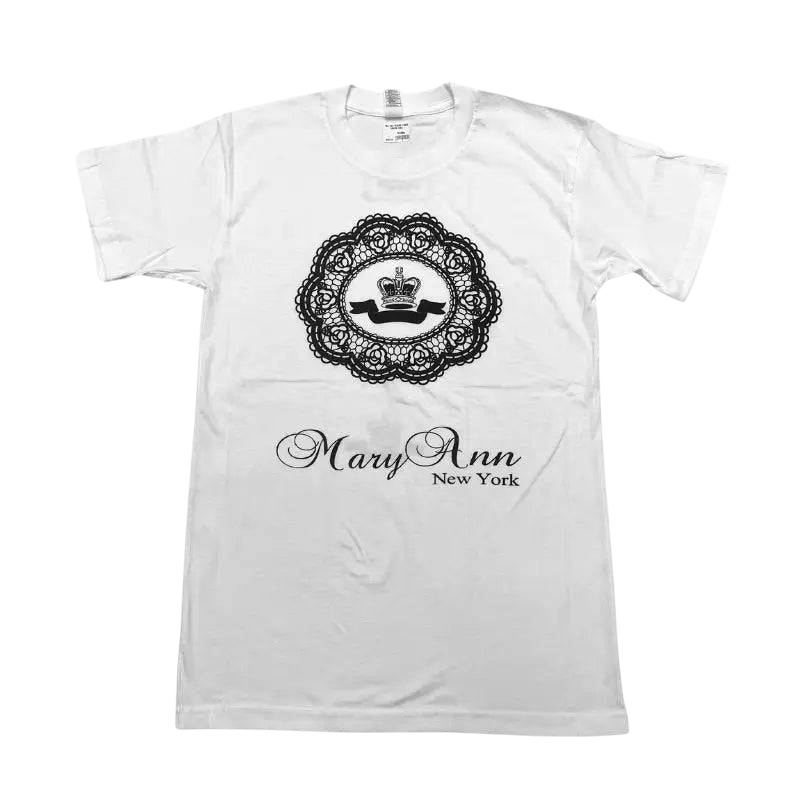 MARYANN Tshirt Mens Small-Large White Logo - CLOTHING - [Surfboards Surf Shop and Clothing Boutique Honolulu]