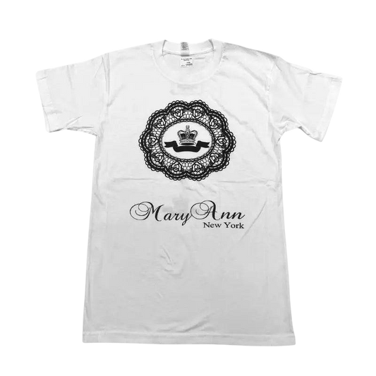 MARYANN Tshirt Mens Small-Large White Logo - CLOTHING - [Surfboards Surf Shop and Clothing Boutique Honolulu]