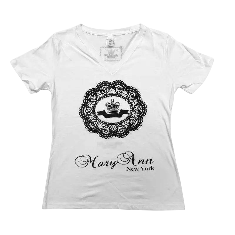 MARYANN Tshirt Womens Small-Large White Logo - CLOTHING - [Surfboards Surf Shop and Clothing Boutique Honolulu]