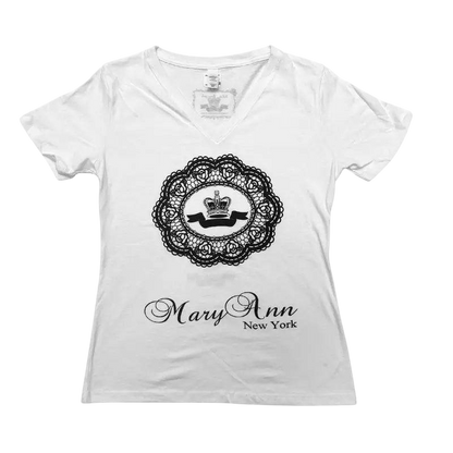 MARYANN Tshirt Womens Small-Large White Logo - CLOTHING - [Surfboards Surf Shop and Clothing Boutique Honolulu]