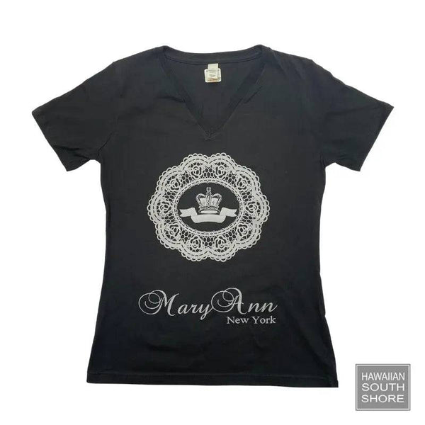 MARYANN Tshirt Womens Small-XLarge Black Logo - CLOTHING - [Surfboards Surf Shop and Clothing Boutique Honolulu]