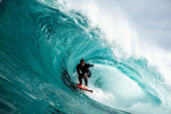 John John florence inside the barrel