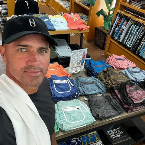 The GOAT Kelly Slater Drops in at Hawaiian South Shore