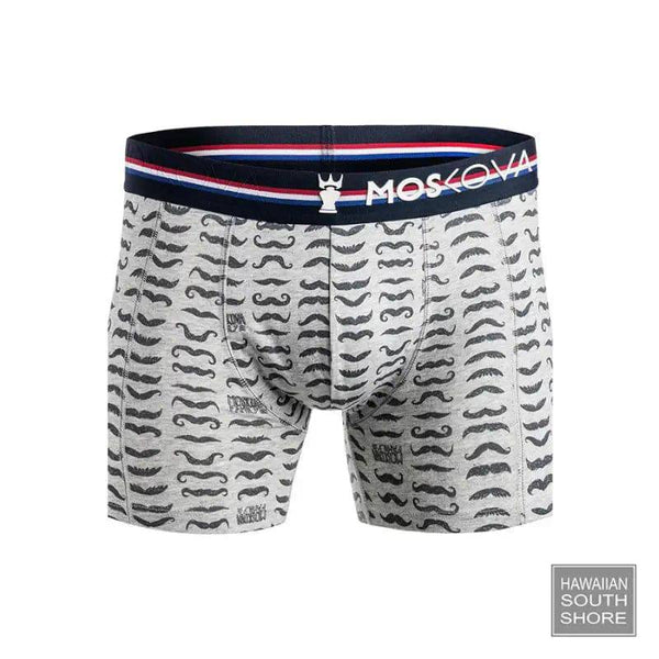 MOSKOVA BOXER Cotton Stach Small-XLarge Grey - CLOTHING - [Surfboards Surf Shop and Clothing Boutique Honolulu]