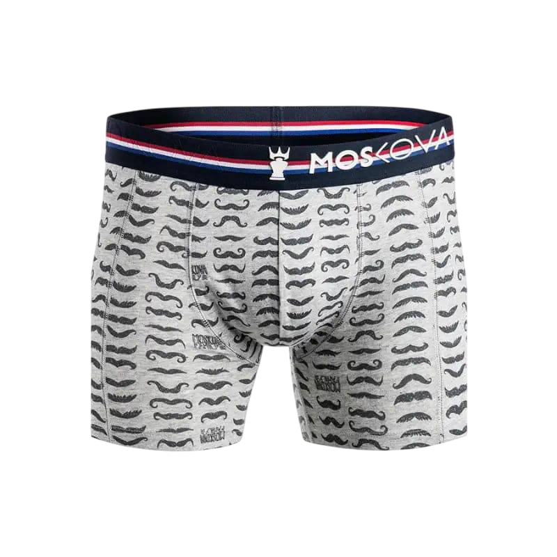 MOSKOVA BOXER Cotton Stach Small-XLarge Grey - CLOTHING - [Surfboards Surf Shop and Clothing Boutique Honolulu]