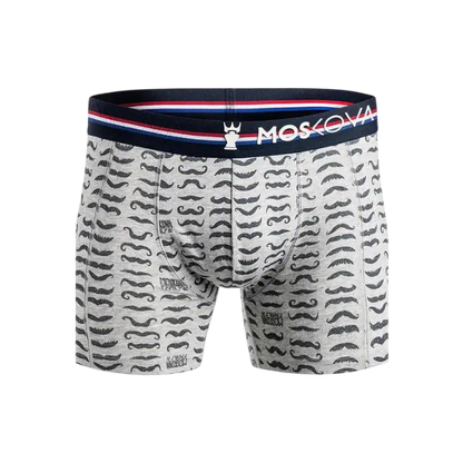 MOSKOVA BOXER Cotton Stach Small-XLarge Grey - CLOTHING - [Surfboards Surf Shop and Clothing Boutique Honolulu]