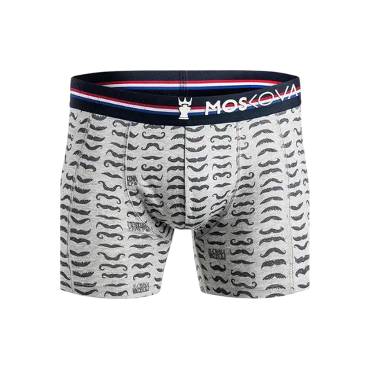 MOSKOVA BOXER Cotton Stach Small-XLarge Grey - CLOTHING - [Surfboards Surf Shop and Clothing Boutique Honolulu]