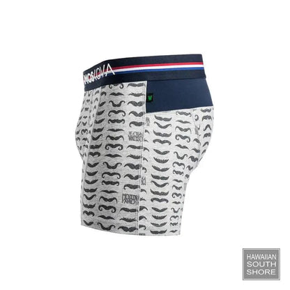 MOSKOVA BOXER Cotton Stach Small-XLarge Grey - CLOTHING - [Surfboards Surf Shop and Clothing Boutique Honolulu]