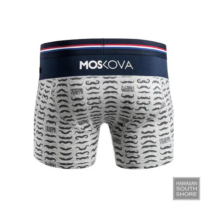 MOSKOVA BOXER Cotton Stach Small-XLarge Grey - CLOTHING - [Surfboards Surf Shop and Clothing Boutique Honolulu]