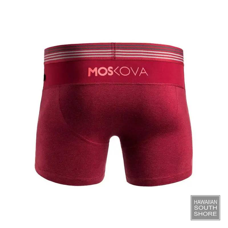 MOSKOVA BOXER Heather Small-XLarge Cotton Bordeaux - CLOTHING - [Surfboards Surf Shop and Clothing Boutique Honolulu]