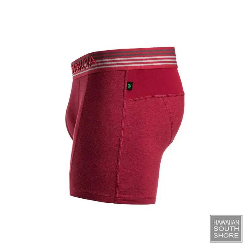 MOSKOVA BOXER Heather Small-XLarge Cotton Bordeaux - CLOTHING - [Surfboards Surf Shop and Clothing Boutique Honolulu]